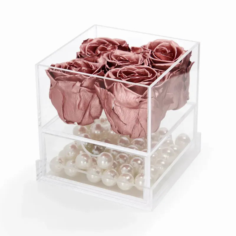 5 Gold Forever Rose Box
