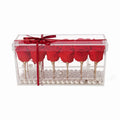 12 Red Rose Acrylic Rose Box