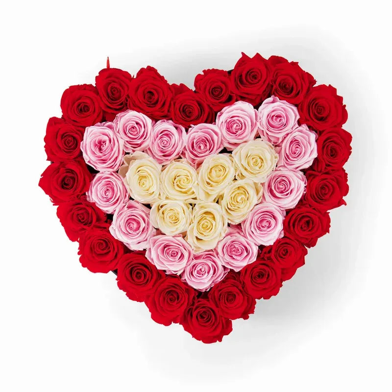 Heart Shape Rose Box