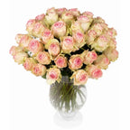 Fifty Medium Stem 'Esperanza' Rose Vase Arrangement